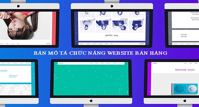 Mô tả chức năng website bán hàng